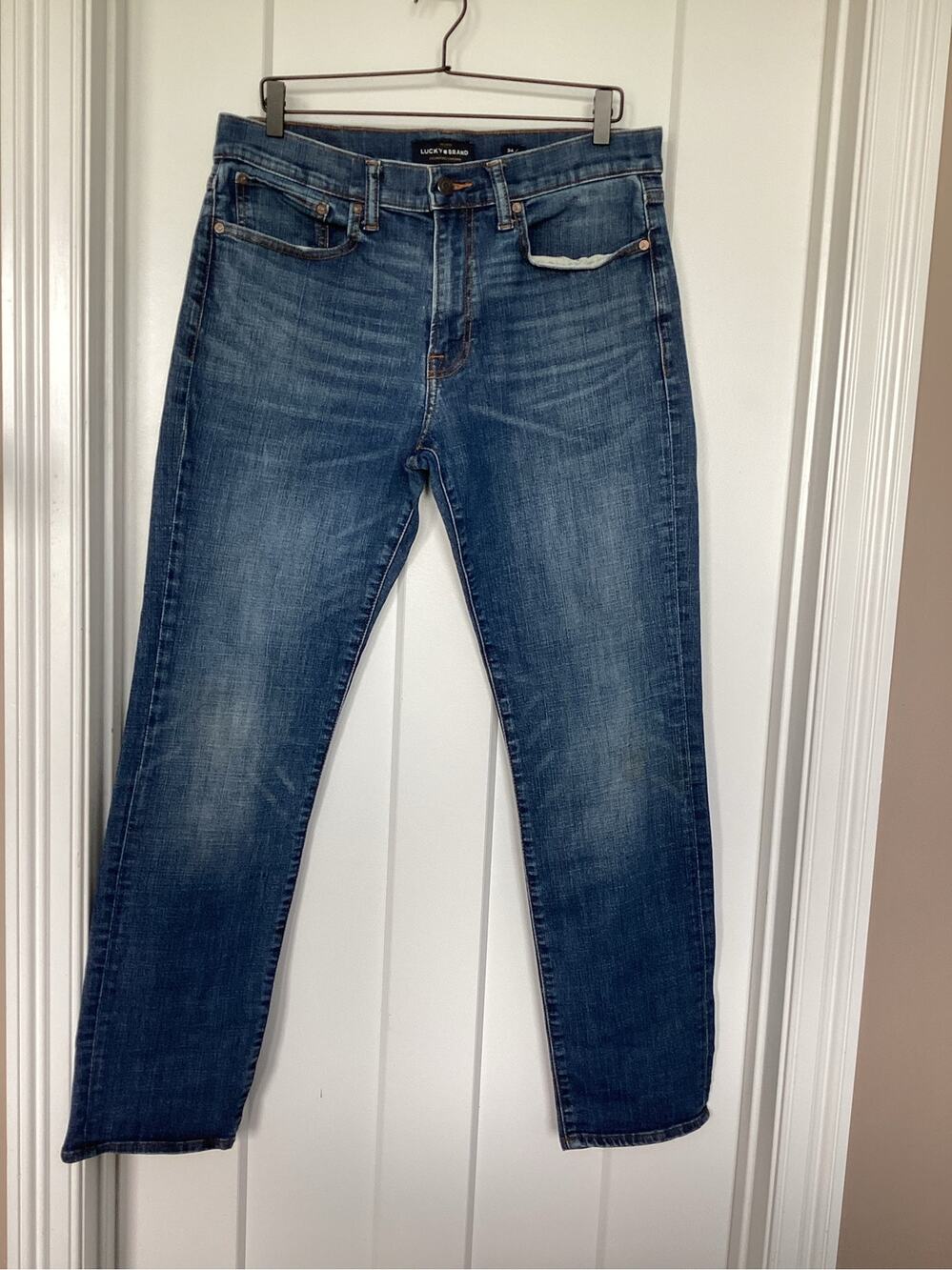 Lucky Brand Men's 121 Slim Denim Jeans - Size 34/32 dark wash